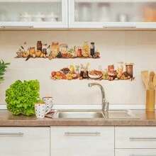 1入色彩繽紛的彩繪儲物架水果牆貼 - 彩色 - 查看 4