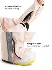 Skiing Jumpsuit, Unisex, Waterproof, Windproof, Breathable, Elastic, Insulation, Suitable For Alpine And Snowboarding, Solid Color Skiing Suit, Ideal For Outdoor Sports