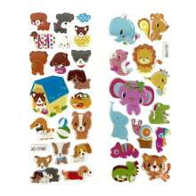 5 folhas/pacote 3D adesivos fofos vários desenhos animados engraçados animais peixes zoológico adesivos para artesanato recompensa scrapbooking brinquedos educativos (todos os acessórios estão em cores e estilos aleatórios) mundo pequeno, tatuagem crianças, brinquedos> criança, adesivos de fazenda, adesivos pequenos, brinquedos para crianças, adesivos 3D, adesivos fofos, adesivos, adesivos 3D, adesivos para crianças, adesivos fofos, adesivo> criança, brinquedo infantil, adesivos de ensino