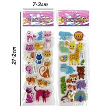 5 folhas/pacote 3D adesivos fofos vários desenhos animados engraçados animais peixes zoológico adesivos para artesanato recompensa scrapbooking brinquedos educativos (todos os acessórios estão em cores e estilos aleatórios) mundo pequeno, tatuagem crianças, brinquedos> criança, adesivos de fazenda, adesivos pequenos, brinquedos para crianças, adesivos 3D, adesivos fofos, adesivos, adesivos 3D, adesivos para crianças, adesivos fofos, adesivo> criança, brinquedo infantil, adesivos de ensino