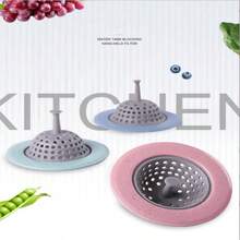 Kitchen Sink Strainer For Washing Vegetables & Dish, Drain Cover To Prevent Blockage Of Drainage Outlet - Blue - View 4