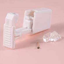 Firstomato 1PC Disposable Sterile Nose Piercing Kit, Self Nose Piercing Gun, No Pain, More Nose Piercing Gun Piercer Machine Kit, Easy To Use - Includes Studs And Tool For Painless Piercing - Gold - View 15