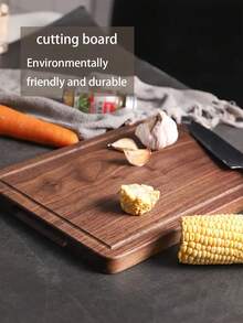 1塊木質菜板、相思木菜板、實木菜板、花紋木板、廚房用具 - 黃色 - 查看 2