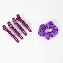 10Pcs Hair Brush Comb Set For Curly Hair With Hair Spray Bottle, Rat Tail Comb, Wide Tooth Comb, Crocodile Clips, Hair Styling Brush Set,Back To School,Travel Holiday Essentials,Hair Accessories For Women,Slick Back Brush,Barber Accessories,Hair Dryer,Hair,Barber,Hair Tools,Hair Products,Hair Accessories,Edge Brush,Styling Brush,Barber Accessories,Travel,Hair Dryer,Hair Stuff,Hair Spray,Hair Accessories,Curly Hair Products,Hairdressing Equipment,Accessories,Hair Cutting Scissors,Christmas,Barbershop,Barber Accessories,Hair Accessories,Hairdressing,Hair Dryer,Hair, Accessories, Hair Products, Hair Tools, Hair Stuff, Hair Care, Curly Hair Brush, Barber, Barber Accessories, Hairdressing Equipment - Purple - View 5