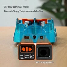 Coche Rc Infantil Con Luces Y Función De Inducción De Infrarrojos Para Trepar Paredes Y Al Cargarse (color Al Azar), El Mejor Regalo De Cumpleaños - Azul - Ver 9