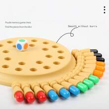 專注和觀察力培養記憶棋盤桌上遊戲玩具,顏色隨機,1入組/件 - 彩色 - 查看 6