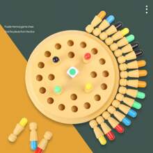 專注和觀察力培養記憶棋盤桌上遊戲玩具,顏色隨機,1入組/件 - 彩色 - 查看 7