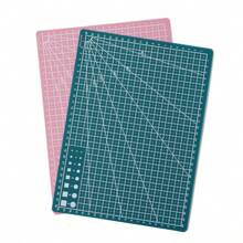 A5尺寸切割墊與雕刻刀和凹槽書,考試卷子與粘土切割墊皆適用,藝術作品隨機顏色 - 隨機顏色 - 查看 6