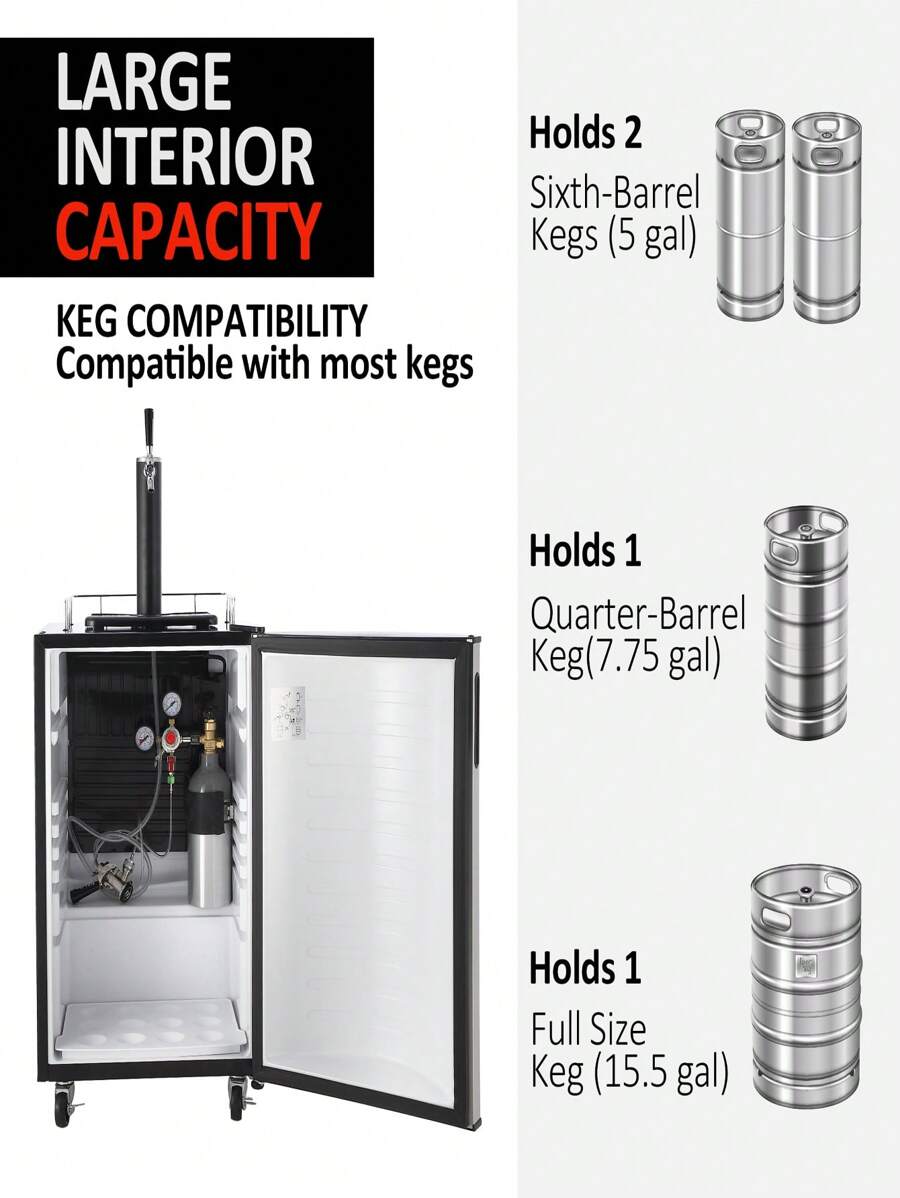 Full Size Kegerator And Keg Beer Cooler,Tap Beer Cooling System