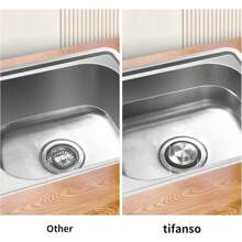 Kitchen Sink Drain Stopper - Garbage Disposal Stopper 3.34 Inch Sink Drain Plug, Stainless Steel Kitchen Sink Drain Cover Fits Standard Kitchen Drain Size Of 3-1/2 Inch - Silver - View 6