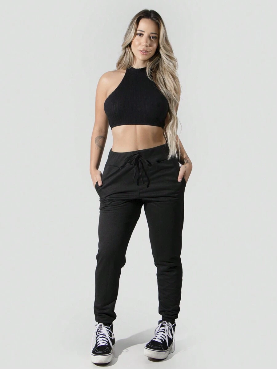 Women Sports Pants - màu đen - Xem 1