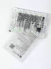 12 件黄色强力粘性果冻胶，美甲用品，美甲工具，美甲工具，返校，指甲，按压指甲的美甲工具 - 無色 - 查看 6