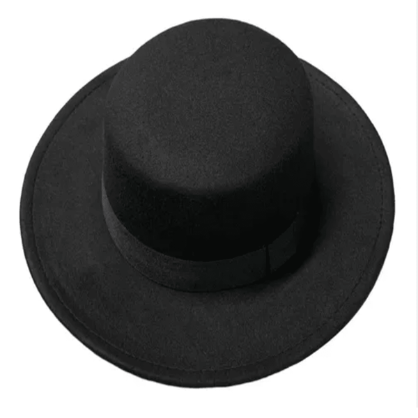 Chapéu Boater Palheta Tendencia  Out-inv Aba feltro