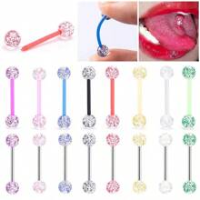 12 Pieces 1 Set Body Jewelry Colorful Round Mini  Magnet Nose Stud For Lady Gift