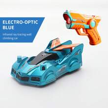 Coche Rc Infantil Con Luces Y Función De Inducción De Infrarrojos Para Trepar Paredes Y Al Cargarse (color Al Azar), El Mejor Regalo De Cumpleaños - Azul - Ver 4