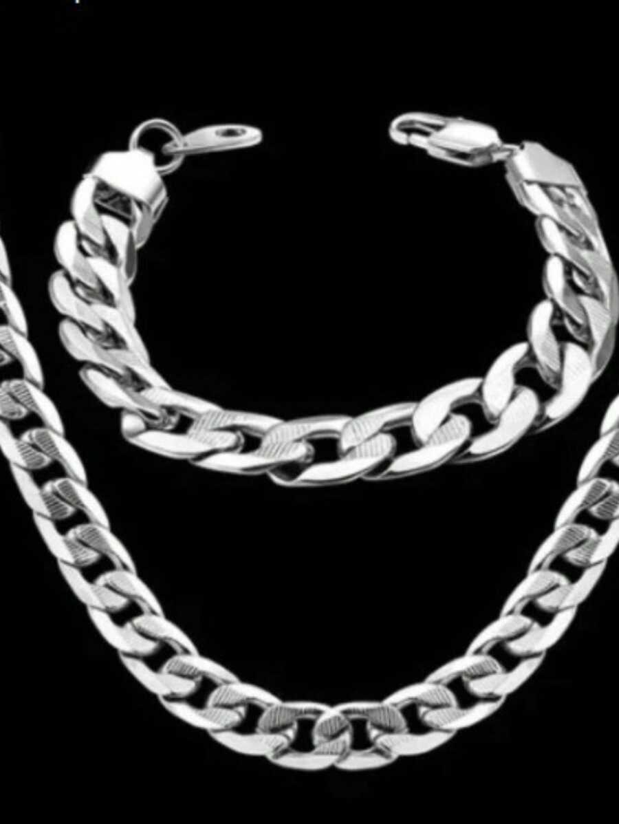 Corrente Cordão Grossa Masculino 70 cm Unissex Aço inox 6 mm - Estrela - Visão 1