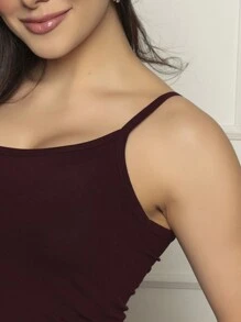 Women Tops - 紅木色 - 查看 3