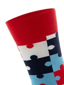 2對/袋女士有趣多彩的快樂襪,時尚街頭風格運動休閒船型襪,適合日常穿著 - 彩色 - 查看 5