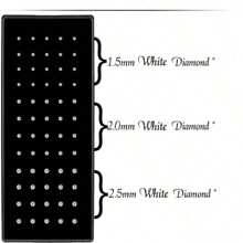 10 件直式鼻釘首飾,醫用級不鏽鋼防過敏鼻環,男女適用,帶水鑽 1.5/2/2.5 毫米,理想禮物（無盒） - 復古銀色 - 查看 3