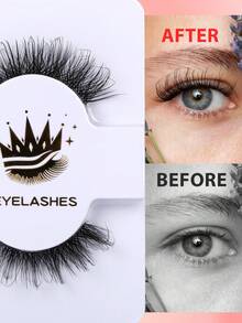 3款式9對混合手工假睫毛,自然、3d、十字、修長,柔軟不刺激,適合日常彩妝,超高性價比