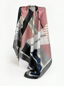 1 件女用人造絲圍巾、披肩、頭巾、沙灘巾、頭帶、髮帶、服裝配件、頭飾、包頭巾 - 粉色 - 查看 1