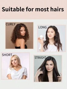 大型波浪捲髮器睡眠泡綿海綿無熱捲髮工具 - 棕色 - 查看 9