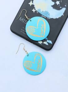 木盤刻有媽媽、娜娜、老師、阿姨、妻子、rn 吊墜耳環,送給母親、奶奶、阿姨、妻子和護士的禮物 - Earring - 查看 29