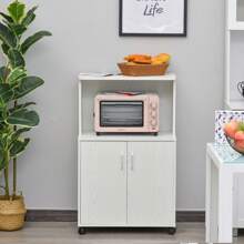 HOMCOM Stands - White - View 2