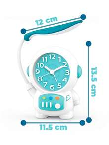 Ele-Gate Astronaut Alarm Clock With 2 In 1 Desk Lamp - Multicolor - View 4