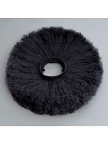 少女可愛迷人淑女甜美花朵蓬蓬裙，適合派對、沙灘、生日禮物，四季皆宜 - 黑色 - 查看 4