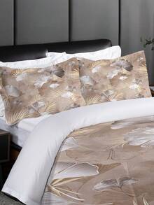 3 Pcs Seamless Printed Duvet Sets For Bedroom And Dormitory Soft Bedding (1 Set Of Duvet + 2 Sets Of Pillowcases, No Core) - Multicolor - View 3