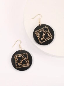 木盤刻有媽媽、娜娜、老師、阿姨、妻子、rn 吊墜耳環,送給母親、奶奶、阿姨、妻子和護士的禮物 - Earring - 查看 28