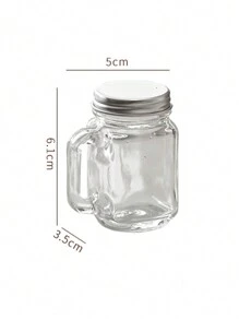 1 Piece Mini Coffee Concentrate Dispenser Sealed Jar Sample Wine Glass Honey Sample Organizer Jar Storage Jar - Clear - View 9