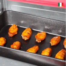 Retro Black High Temperature Resistant Multi-Purpose Cake Mold For Home Baking, Non-Stick Rectangle Baking Tray - Pink - View 3