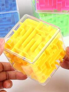 1 Pieza Jugutete De Bola Balanceada En Laberinto 3d Al Azar De 8*8cm - Multicolor - Ver 2