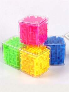 1 Pieza Jugutete De Bola Balanceada En Laberinto 3d Al Azar De 8*8cm - Multicolor - Ver 7