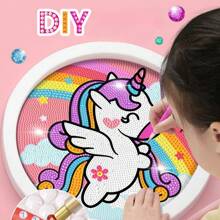5D DIY Tranh kim cương bộ dụng cụ - A Niềm vui Và Creative Thủ công Đối với Trẻ em Đến - Khảm Hình dán Qủa tặng Đối với Con trai Và Giáng sinh Halloween Lễ tạ ơn Món quà - Nhiều màu - Xem 1