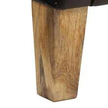 Tub Chair Black Real Leather - Black - View 5