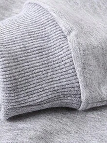 男童卡通車印花長袖運動衫,適用於秋冬季節 - 淺灰色 - 查看 4