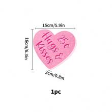 1入 节日派对装饰品 - 情人节告白木质手工家居装饰饰品 - 彩色 - 查看 2