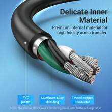 Carte Son Externe Usb Vention Adaptateur Audio Usb Vers Jack 3,5 Mm Avec Double Prise Casque 3,5 Mm À Trs 3 Pôles Et Prise Microphone Pour Windows, Pc, Ordinateur Portable, Bureau, Casque, Switch Et Plus Encore - Noir - Voir 8