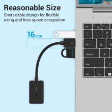 Carte Son Externe Usb Vention Adaptateur Audio Usb Vers Jack 3,5 Mm Avec Double Prise Casque 3,5 Mm À Trs 3 Pôles Et Prise Microphone Pour Windows, Pc, Ordinateur Portable, Bureau, Casque, Switch Et Plus Encore - Noir - Voir 9