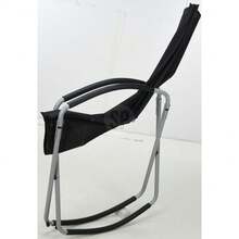 Foldable Rocking Chair Black - Black - View 4