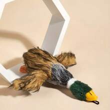 1入寵物吱吱聲玩具,毛絨狗咬玩具,適用於小型犬,鴨子,毛絨玩具,發出bb聲,適用於猫和狗 - 彩色 - 查看 4