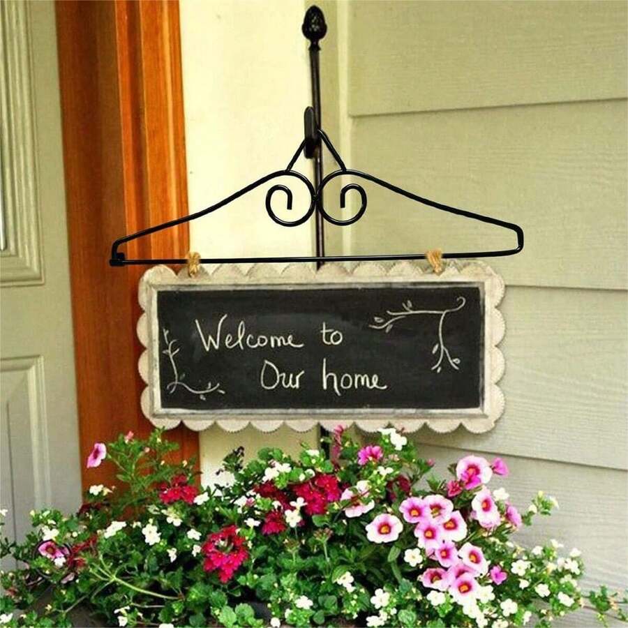 1pc Outdoor Garden Flag Pole Stand With Iron Frame And Baked Paint Coating For Garden Flags - Black - View 1