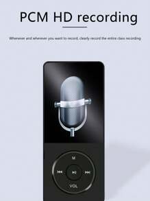 Pancoat 第四代經典插卡式mp4 1.8英寸高清視頻mp4/mp3播放器,電子書閱讀器,學生便攜式音頻播放器 - 黑色 - 查看 1