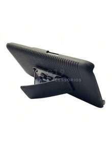 Moto G7 Plus Capa + Suporte de Cintura Cinto Belt Clip - Preto - Visão 4