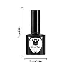XEIJAYI 1pc 7.3ml Royal Blue Gel Nail Polish, French Nail Polish, Soak Off UV Light Cure Gel Polish, Art Design Manicure Salon DIY Salon Gel - 寶藍色 - 查看 5