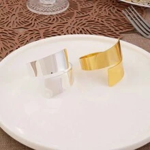 1pc Fashionable Simple Creative Metal Glossy Unisex Bracelet - Bracelet - View 7