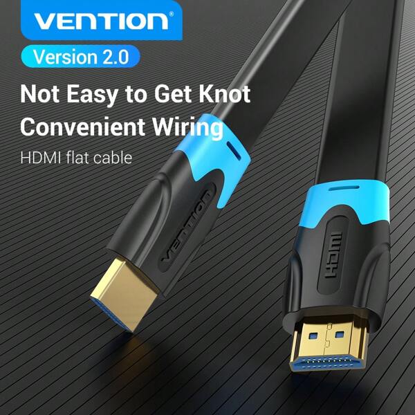 Cavo Hdmi Vention Cavo Piatto Hdmi 2.0 Cavo Sottile Ad Altissima